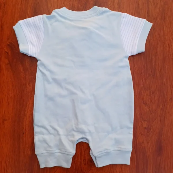 Baby Half Sleeve And Romper Sky White Lining4