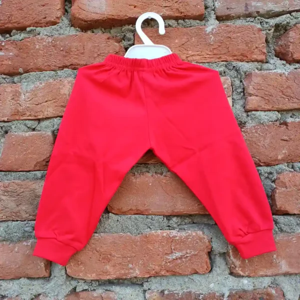 Bear Ship Printed V Neck Full Sleeves T Shirt And Red Pyjama5
