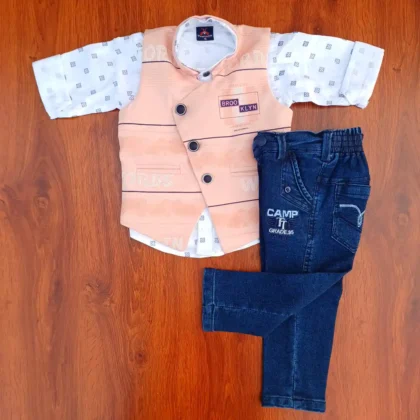 Full Sleeve Party Designer Waist Coat_Toptoon Brand