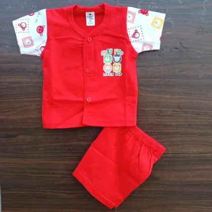 New Born Comfortable Half Sleeve Cotton T-Shirt With Short