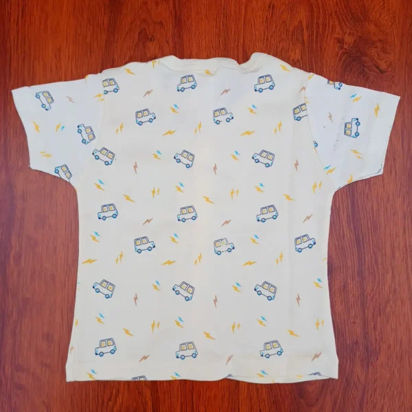 New Born Subra Soft Cotton Casual Wear Printed Light Yellow3