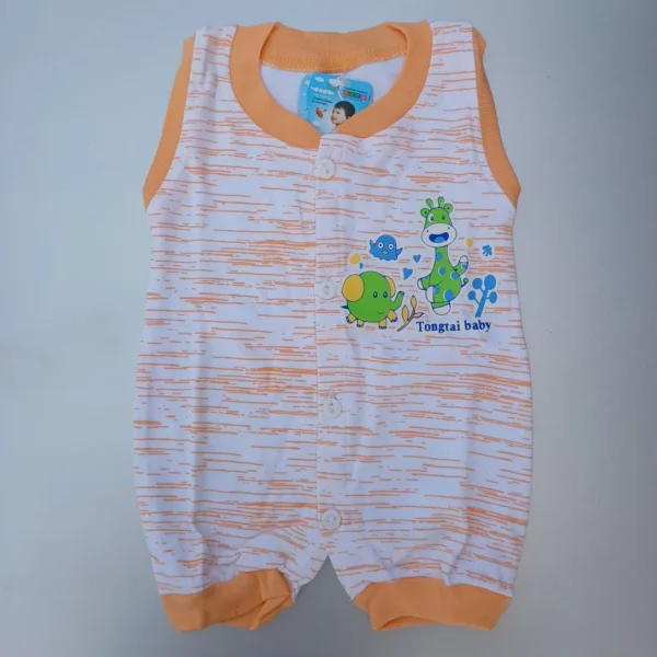 Pure Extra Soft Cotton Animals printed Sleeveless Jumpsuit or Romper
