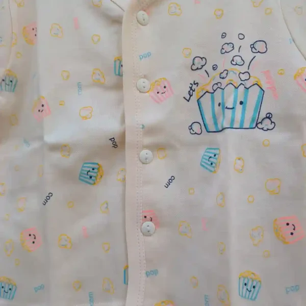 Pure Smooth Cotton Popcorn Printed Full Sleeves Tshirt and Long Pyjama2