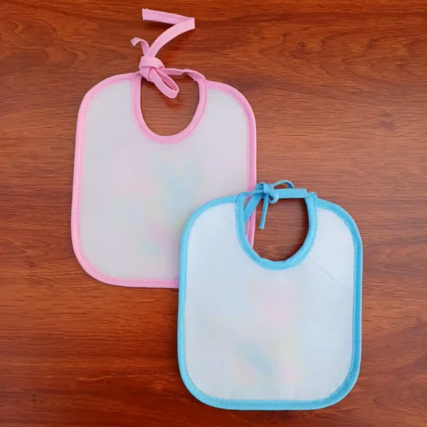 Sky And Light Pink Color Feeding Bibs For Baby Pair Of 1_1
