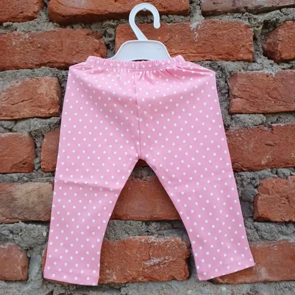 Soft Cotton Dots Double Layer Cloth With White Dots Print and Pyjama4