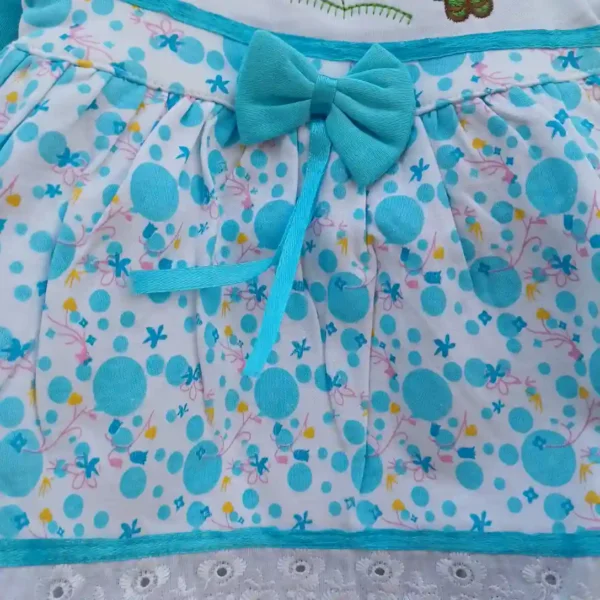 baby-girl-cotton-aqua-color-full-embroidered-and-printed-frock-pyjama4