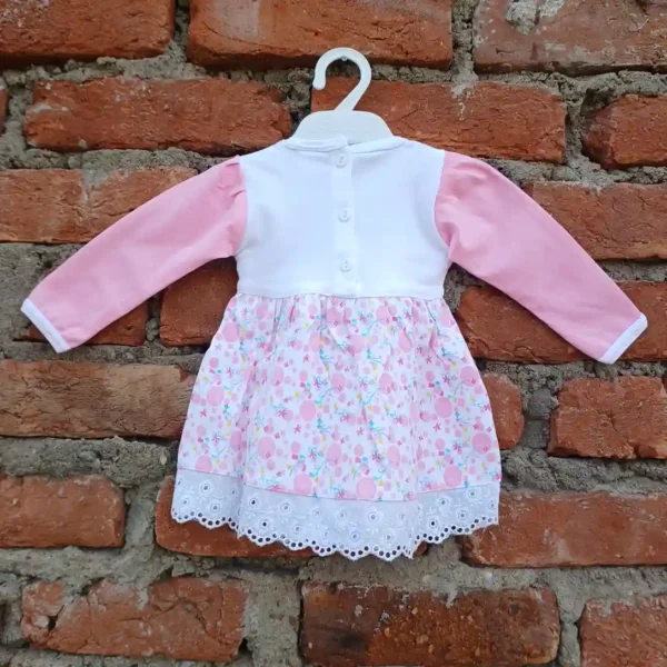 baby-girl-cotton-pink-color-embroidered-frock-with-pyjama2