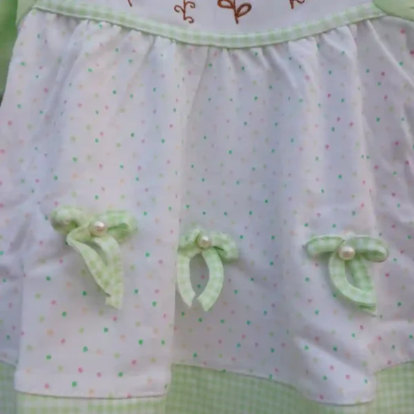 mint-soft-stretchable-flower-embroidery-dot-print-frock-and-pyjama4