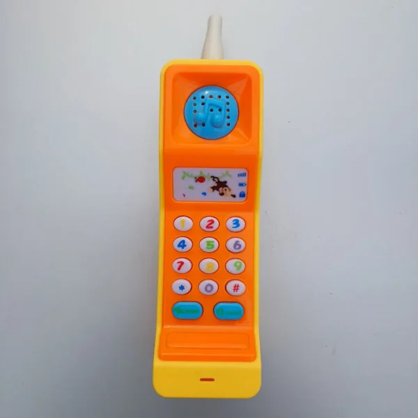 Mobile Phone Unbreakable Plastic Toy Orange