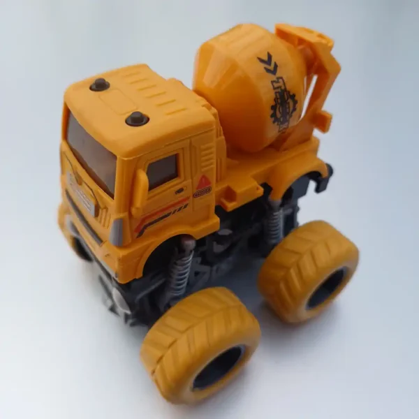 Push and Go Construction Mixer Truck Unbreakable Plastic Toy