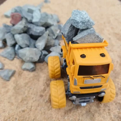 Push and Go Construction Transporter Truck Unbreakable Plastic Toy2