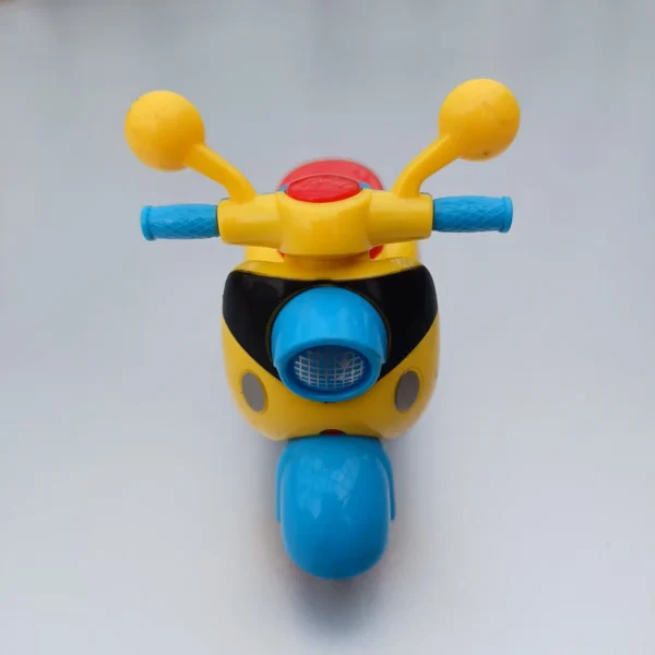 Scooter Unbreakable Plastic Toy Orange Blue