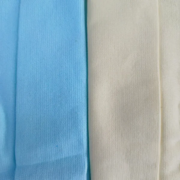 Unisex Aqua and Cream Color Cotton Cap For Infants1